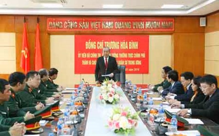 Phó Thủ tướng thăm, chúc Tết các cơ quan tư pháp Bộ Quốc phòng